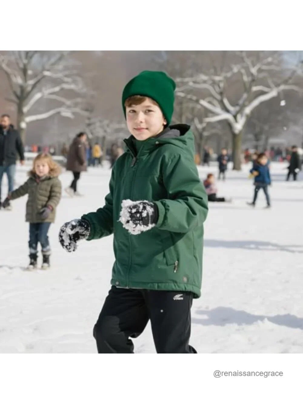Kids Soft Slouchy Beanie Winter Cute Cuff Baggy Hip-hop Knit Skull Cap